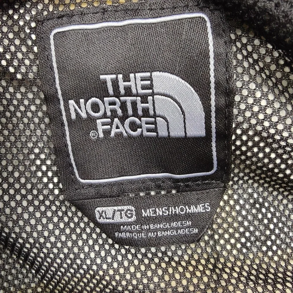 The North Face DryVent Jacket Mens XL Gray Check Hooded Windbreaker Full Zip